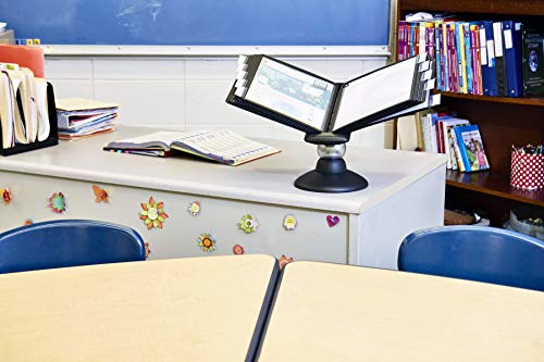 DURABLE Motion Reference System, 10 Double-Sided Panels, Letter-Size, Black, SHERPA Design (553901)