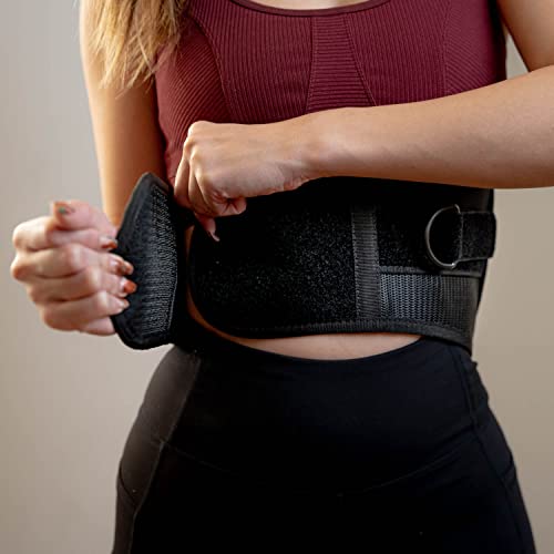 Ottobock The S.P.I.N.E. Adjustable Lower Back Brace with Pulley System - Lumbar Back Support Belt for Men and Women - Compression to Relieve Lower Back Pain & Spine Pressure, Medium