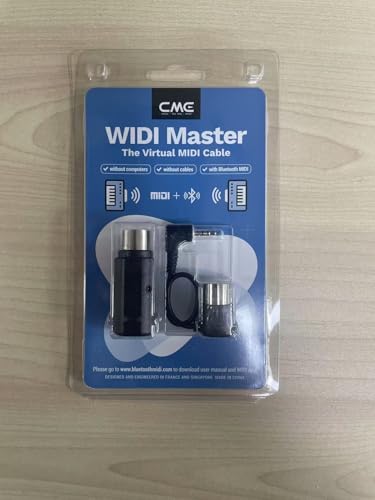CME WIDI Master - Bluetooth (5) MIDI Adapter for 5-PIN DIN MIDI - No Battery, Powered via MIDI Out - Wireless MIDI for Synthesizer EWI Keytar Pedalboard Digital Piano