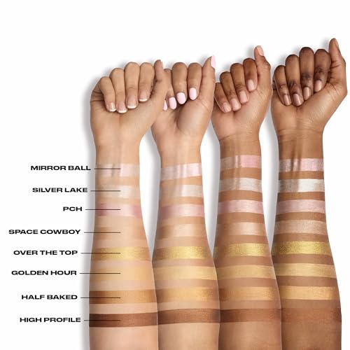 Urban Decay Face Bond Waterproof Luminizer (PCH - Brightening Peach Rose), All-Over Liquid Highlighter + Bronzer, with 3% Niacinamide, Smudge-Resistant, Transfer-Resistant - 1 fl oz