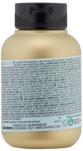 Davines This is a Texturizing Dust, Volumizing Powder Spray For Long-Lasting Volume And Workable Texture, No Residue Matte Effect, 0.28 Oz
