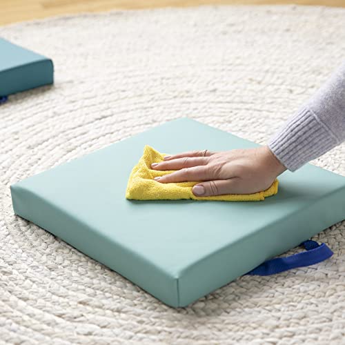 ECR4Kids SoftZone Floor Cushions, Square, Flexible Seating, Contemporary, 6-Piece