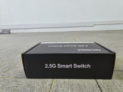 10 Port 2.5Gb Unmanaged Ethernet Switch with 8* 2.5G Base-T Ports + 2* 10G SFP+ Ports. NICGIGA 8 Port 2.5Gbps Network Switch for 2.5Gbps NAS/PC, WiFi6 Router, Wireless AP. Fanless Design.