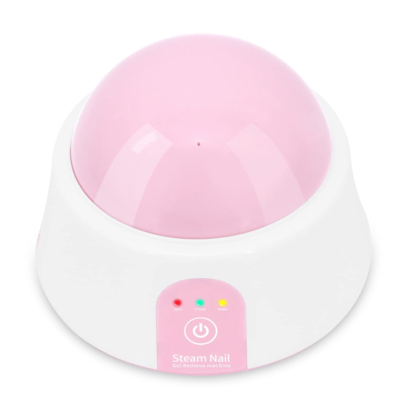 Steam Nail Polish Remover Machine Gel Nail Steamer, Remove Gel Polish Safely without Damaging Nail Bed, Pink