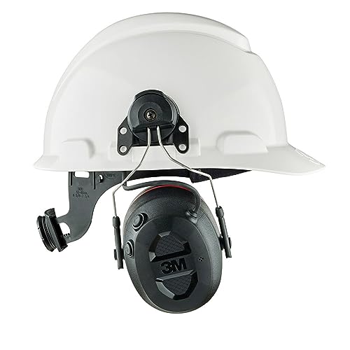 3M Pro-Protect + Gel Cushions Electronic Hearing Protector, Noise Reduction Rating (NRR) 26 dB, Bluetooth Ear Muffs, High-Fidelity Speakers & Integrated Microphone, Premium Gel Cushions (90545-SIOC)