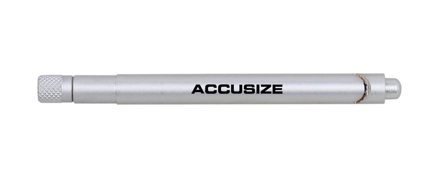 Accusize Industrial Tools 26 Pc Radius Gauge Set Metric 0.5 mm -13.0 mm Gauges with Holder, 3602-5026