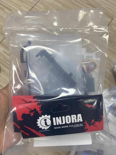 INJORA Front&Rear Tube Bumper Metal Bumper Set for TRX4M Bronco Upgrade 1/18 RC Crawler
