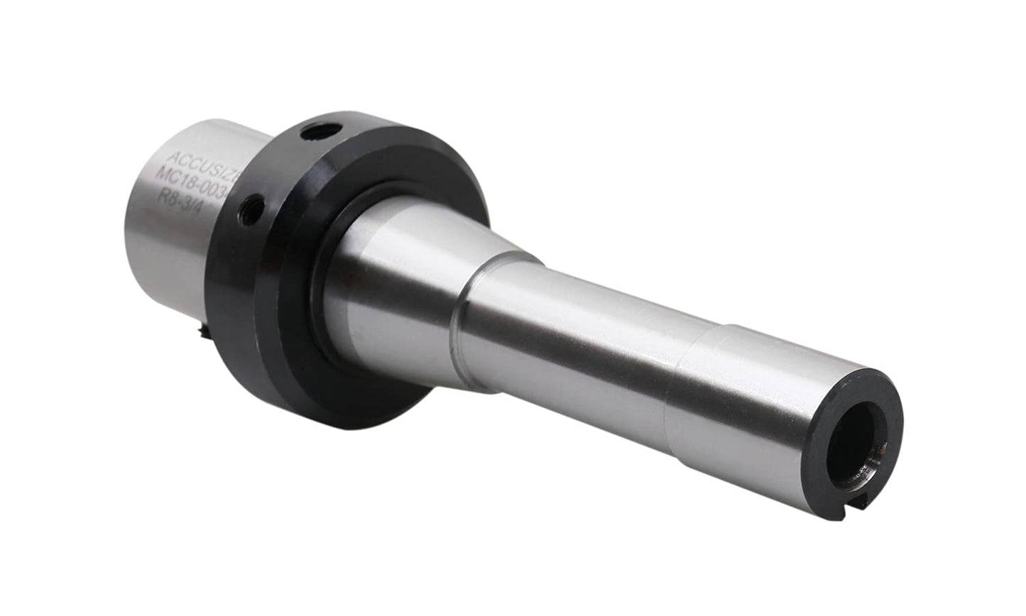 Accusize Industrial Tools Annular Cutter Arbor, R8 to 3/4'' Weldon Shank with Coolant System for Drill Use Annular Cutter on on Bridgeport Milling Machine, Mc18-0034