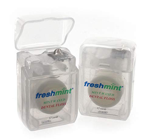 144 Spools of Freshmint® 12 Yards Mint Waxed Dental Floss