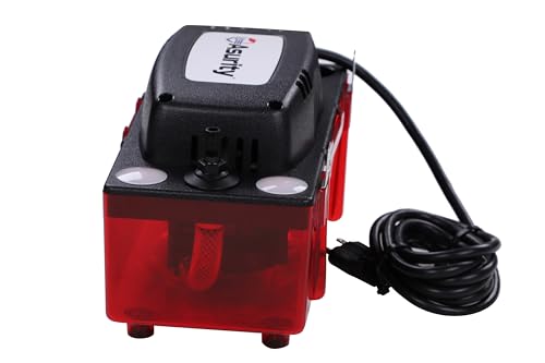 DiversiTech CP-22 Series Automatic Condensate Pump with Tubing for HVAC/R Equipment, Condensation Removal Pump with Removable Check Valve, 120V, 22' Lift, 20' 3/8" Tubing