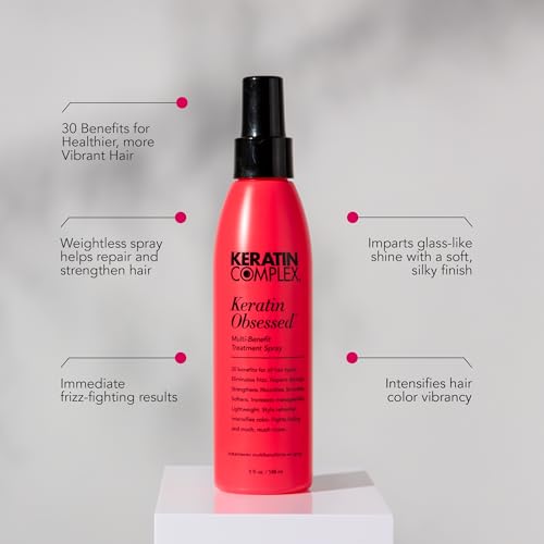 Keratin Complex - Blow Dry Essential Kit - Keratin Obsessed, 5 fl oz + Infusion Keratin Replenisher, 4 fl oz