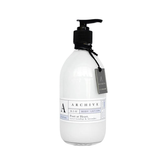 Archive Poet At Heart Body Lotion Natural Moisturizing Lotion for Men & Women Lightly Scented 16.5 oz