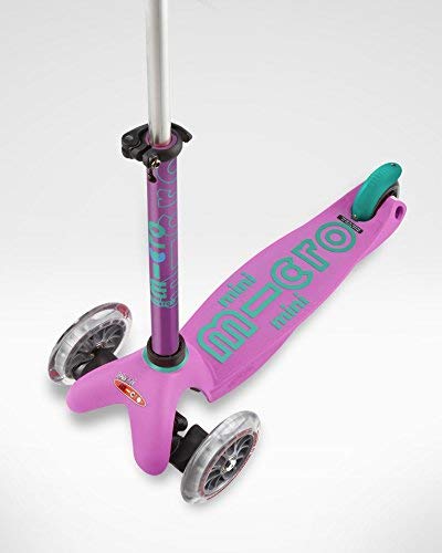 Mini Deluxe 3-Wheeled, Lean-to-Steer, Swiss-Designed Micro Scooter for Kids, Ages 2-5 (Lavender)…