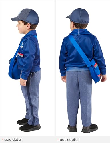 Rubies United States Postal Service: USPS Letter Carrier Costume for Toddlers, Unisex 4T