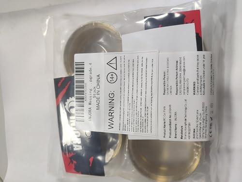 INJORA Brass Wheel Weights Inner Beadlock Rings Fit - 147g 2.2" Beadlock Wheel Rim for 1/10 RC Crawler Car Upgrade(4pcs)