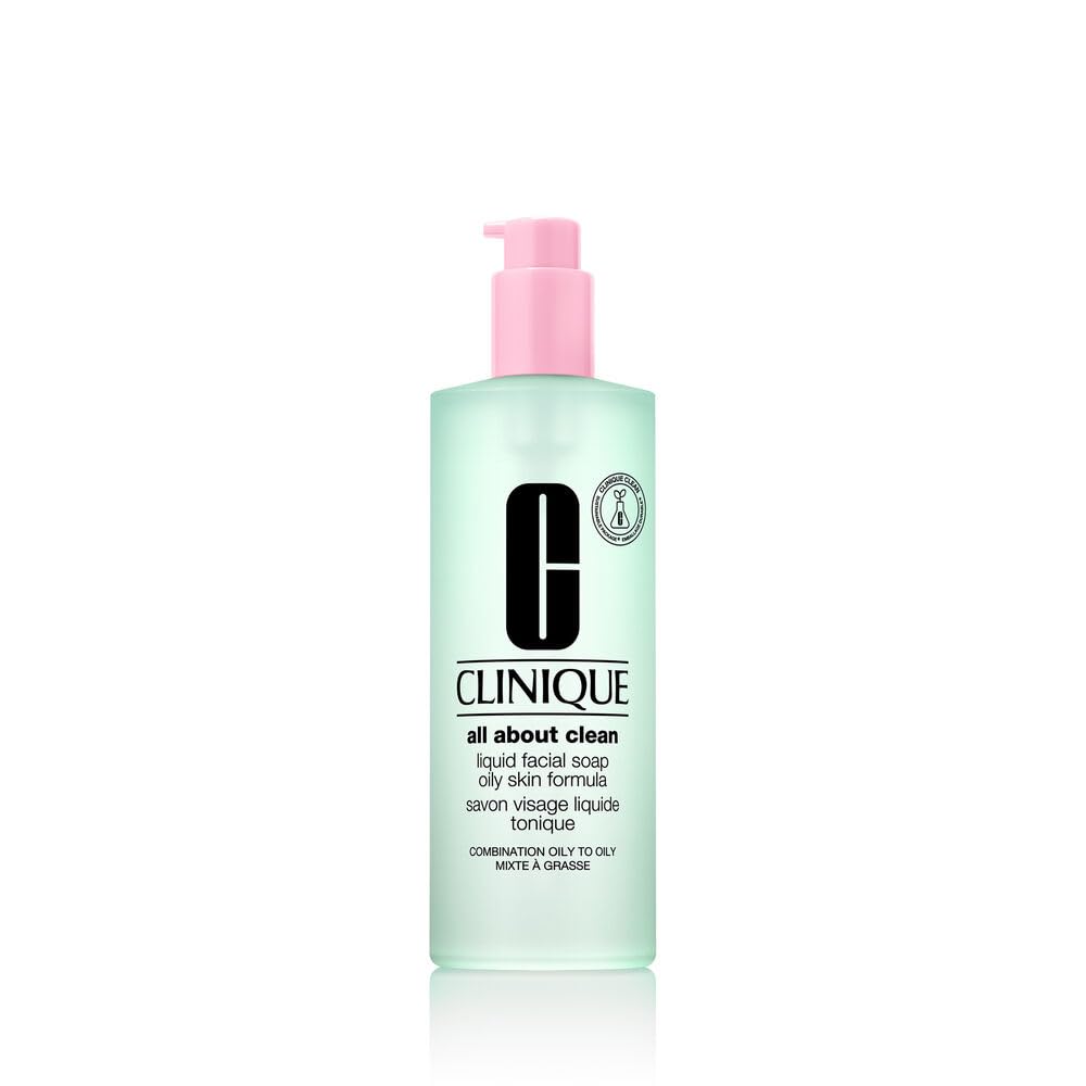Clinique Liquid Facial Soap Oily Skin Formula Combination Oily To Oily 13.5 Ounce