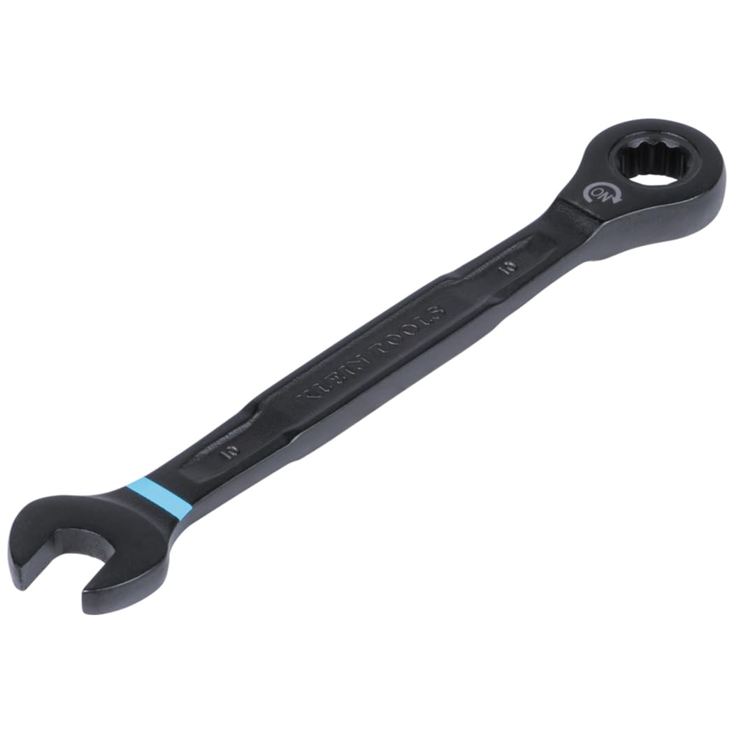 Klein Tools 69408MG Ratcheting Combination Wrench Set, Metric, 8-Piece, 8 to 19 mm, Steel Alloy, Foam Pouch, 90-Tooth