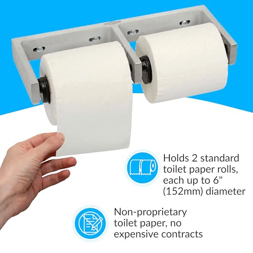 Bobrick Toilet Tissue Dispenser for Two Rolls (Model B-2740)