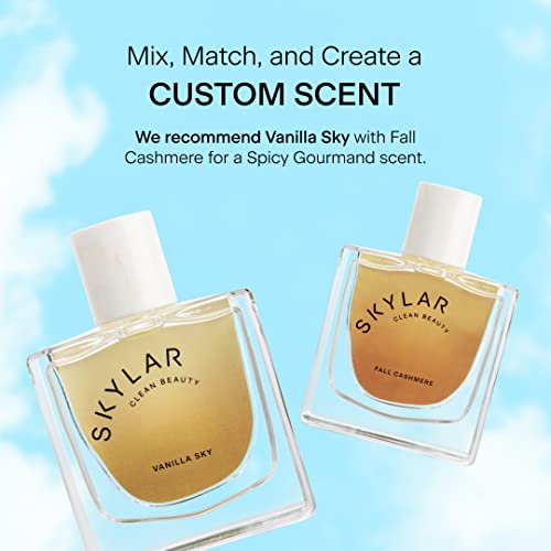 Skylar Vanilla Sky Eau de Parfum -Hypoallergenic & Clean Perfume for Women & Men, Vegan & Safe for Sensitive Skin- Notes of Cappuccino, Vanilla & Caramelized Cedar - 50mL /1.7 Fl oz