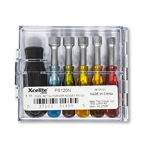 Xcelite PS120 11 Piece Compact Convertible Nutdriver Set