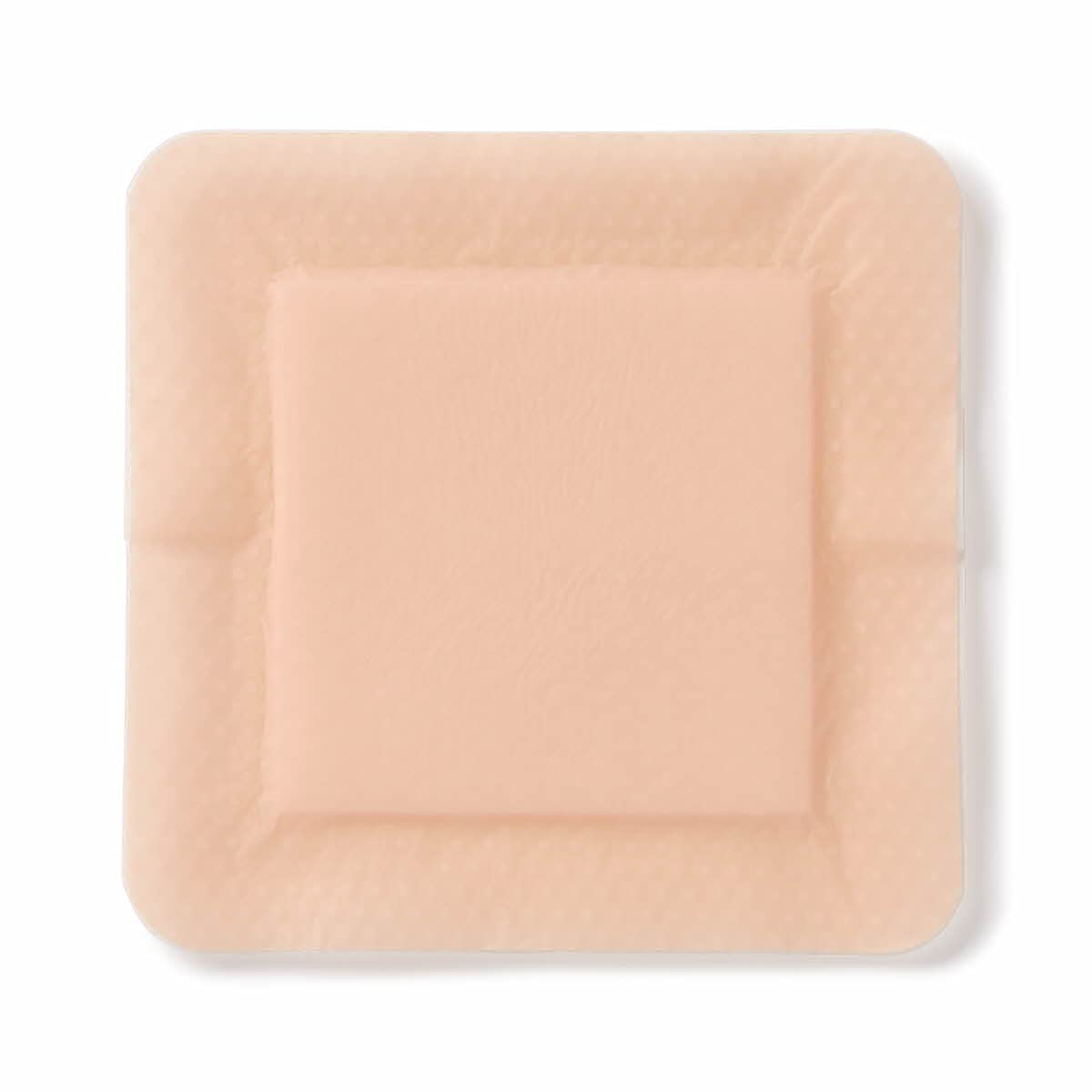 Medline Optifoam Gentle EX Bordered Foam Adhesive Dressing, 5" x 5" Square (10 Count)