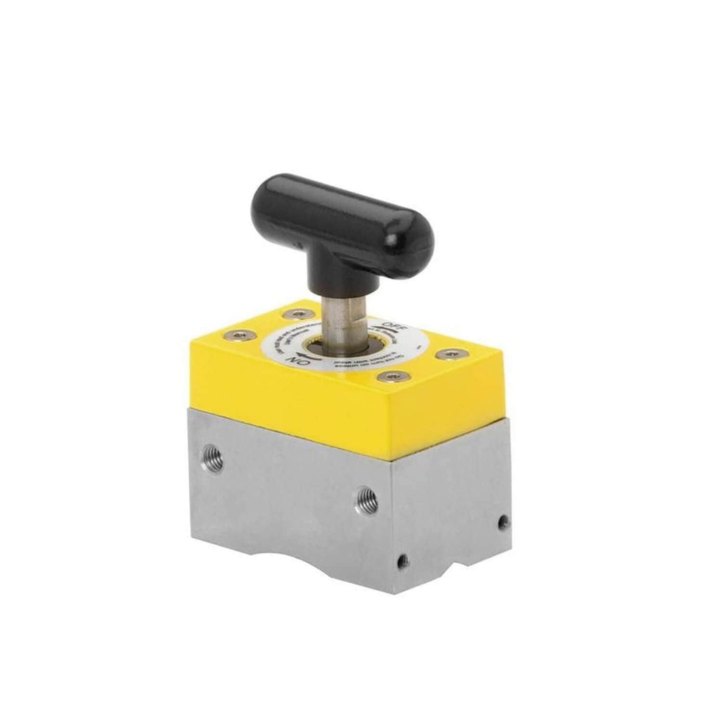 Magswitch MagSquare 165 Magnetic Welding Square Base Clamp Holder for Welding Kit, Tools, Supplies and Accessories, Magnet Switch with On/Off Capabilities, 150 lb Holding Force, black