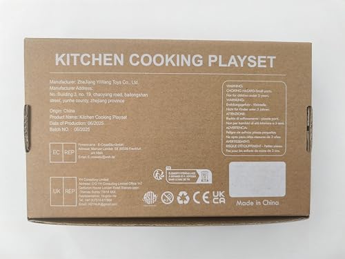 Wooden Play Kitchen Accessories Pretend Toy Pots and Pans Sets for Kids Kitchen Playset with Toy Stove Toddler Cooking Sets Food Toys for Toddlers 3-5 Gifts for Girls Boys (Wooden Cooking Set)