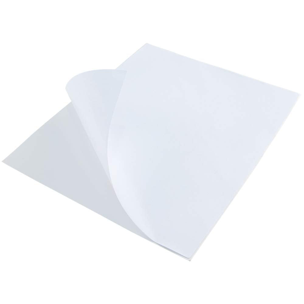 L LIKED 500 Sheets 8.5 x 11 Full Sheet Label, Matte, White Sticker Paper for Laser & Inkjet Printer, Strong Adhesive (500 PCS)