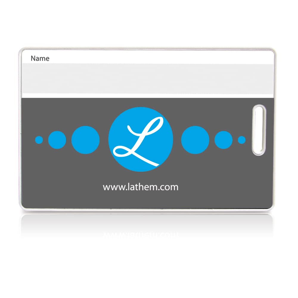 Lathem Proximity RFID Badges for Lathem PC600, PC700, FR650, FR700, CT70, CT72, CT74, PC50, PC60, Pack of 15 (RF-Badge) - White