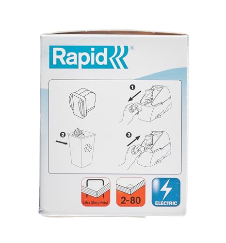 Rapid R5080 Staple Refill Cassette, for Stapling up to 80 Sheets, Use with The Rapid 5080e Electric Stapler, Includes 5000 Staples, 20993700