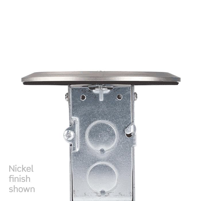 Leviton 25251-TFN 15 Amp 1-Gang Floor Box Assembly, Commercial Grade, Tamper-Resistant, Self-Grounding