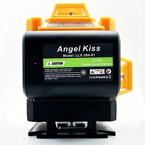 Laser Level Self Leveling 4x360° - 4D Green Cross Line 100 feet DIY Bright Laser Leveler for Picture Hanging, Tile, Decoratio, Construction Indoor Project, w/Magnetic Mount, 2 Rrechargeable Batteries