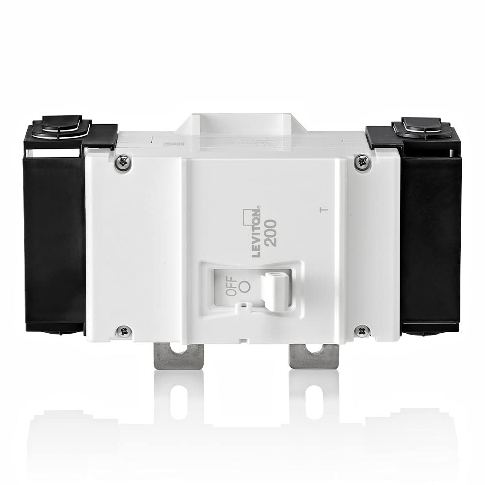 Leviton LM200-T 200A 2-Pole Main Circuit Breaker, Thermal Magnetic, White