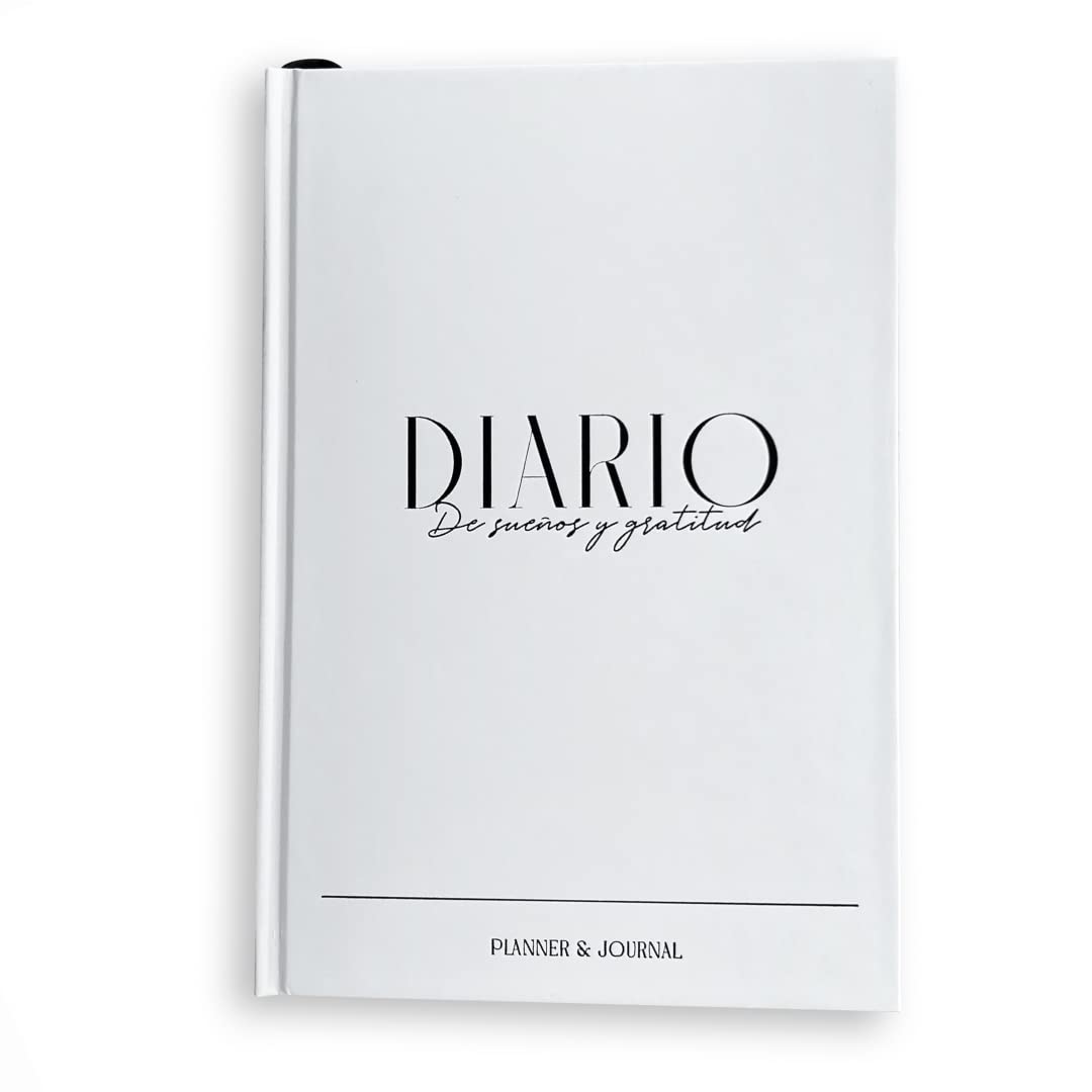 Daily Gratitude Journal & Dreams Planner (Spanish Edition) | Undated 2-in-1 | For Mindfulness, Purpose & Success | Includes Mirror for Affirmations & Luxury Gift Box – Stay present while achieving your dreams - Diario de Sueños y Gratitud