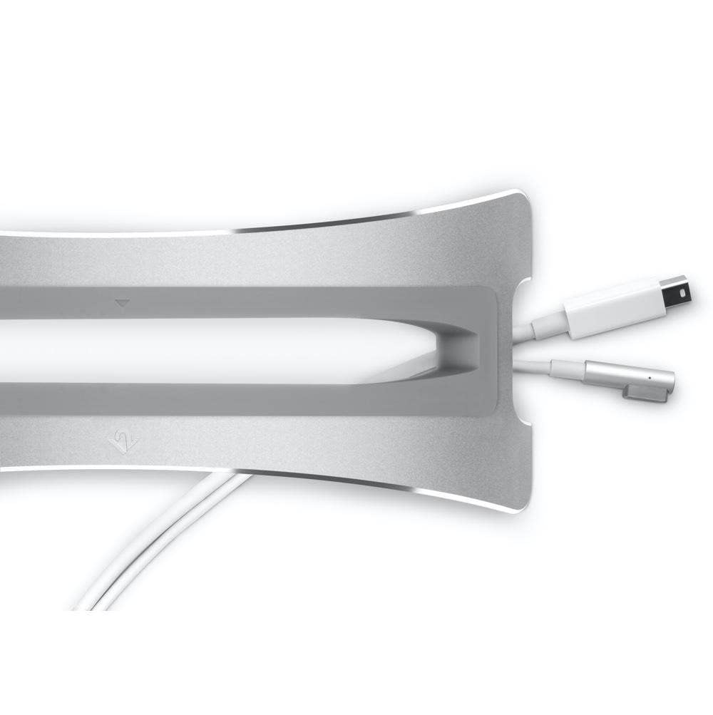 Twelve South BookArc for MacBook | Space-Saving Vertical Desktop Stand for Apple notebooks (Silver)*Not Compatible with M1, See Insert Option to Update/Upgrade*