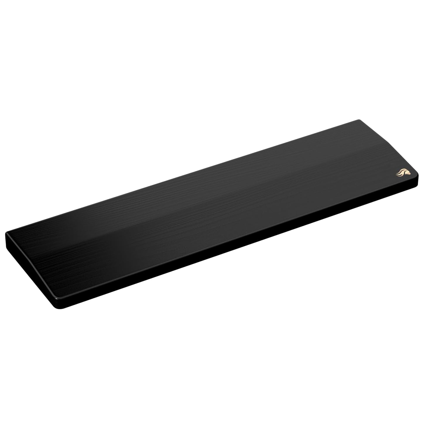 GLORIOUS Gaming Wooden Keyboard Wrist Rest (TKL) - White Ash Wood, Medium-Coarse Grain, Smooth Surface, Sweat & Oil Resistant, Easy Clean, Anti-Slip Rubber Base, 14" x 4" x 0.79" - Onyx