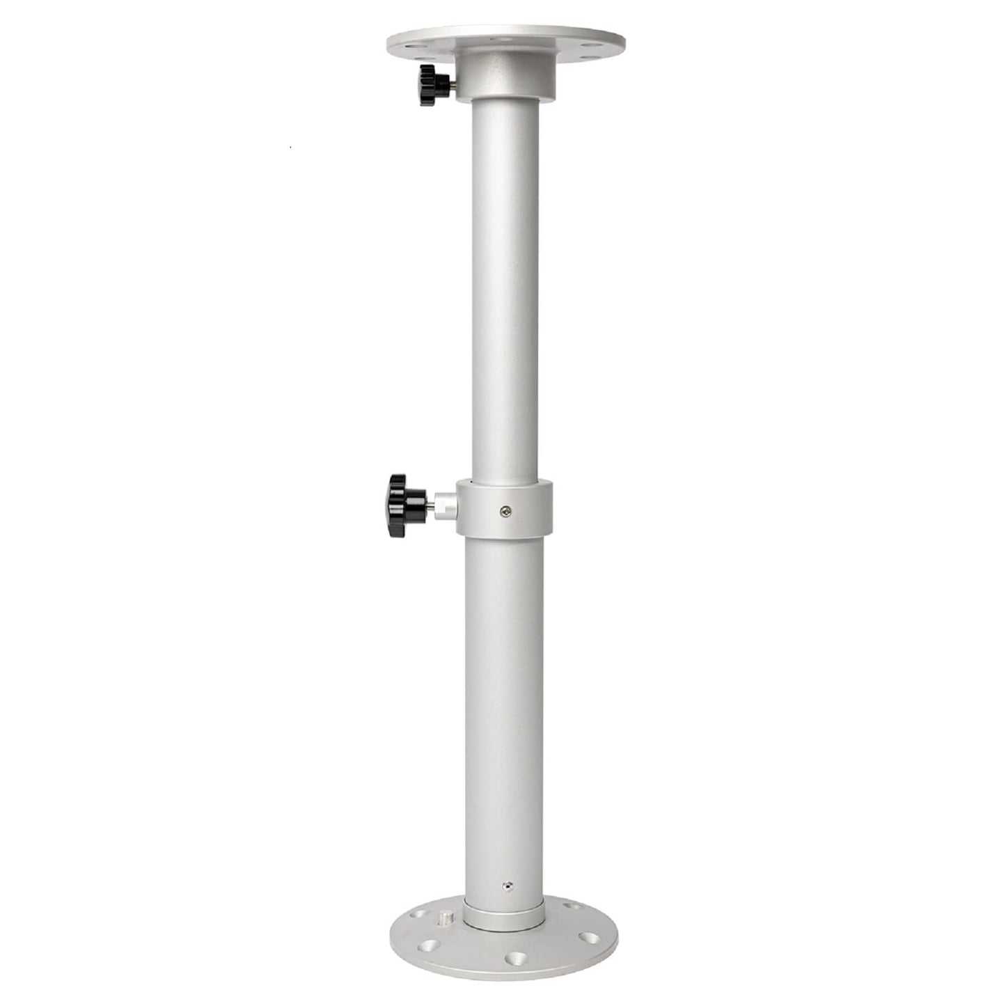 Flylin Adjustable Table Pedestal Detachable Table Base Stand Leg Base Mount Frame 17.8‑27.2 inch Aluminum Alloy Table Base Kit for RV Boat Yacht (1#)