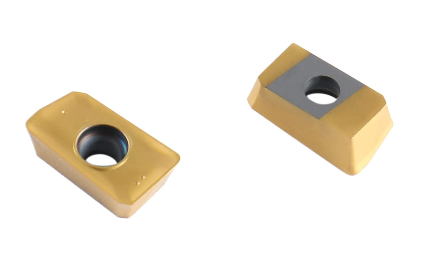 Accusize Industrial Tools APKT11T3 TiN Coated Carbide Inserts for Machining Steel, 10 Pc Set, 0056-1130