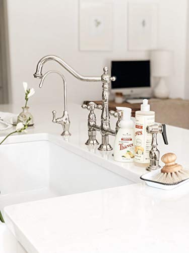 Kingston Brass KS3196AL Restoration Water Filtration Faucet, 4-5/8 Inch in Spout Reach, Polished Nickel