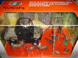 Kubota Hunting Playset w/ RTV-X1120D 1:18 Scale