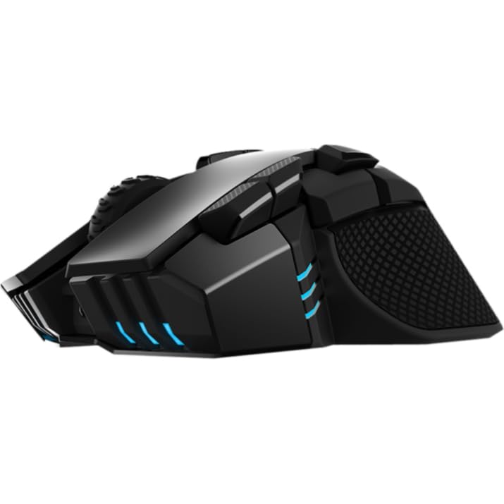 CORSAIR IRONCLAW WIRELESS RGB Rechargeable Gaming Mouse with Slipstream Technology - 18,000 DPI - 3-Zone RGB Multi-Color Backlighting - Black