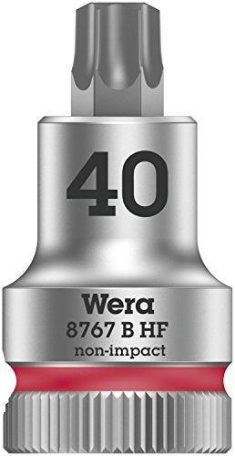 Wera 05003972001 Belt B 3 TORX® HF Zyklop bit socket set with holding function, 3/8" drive, 9 pieces