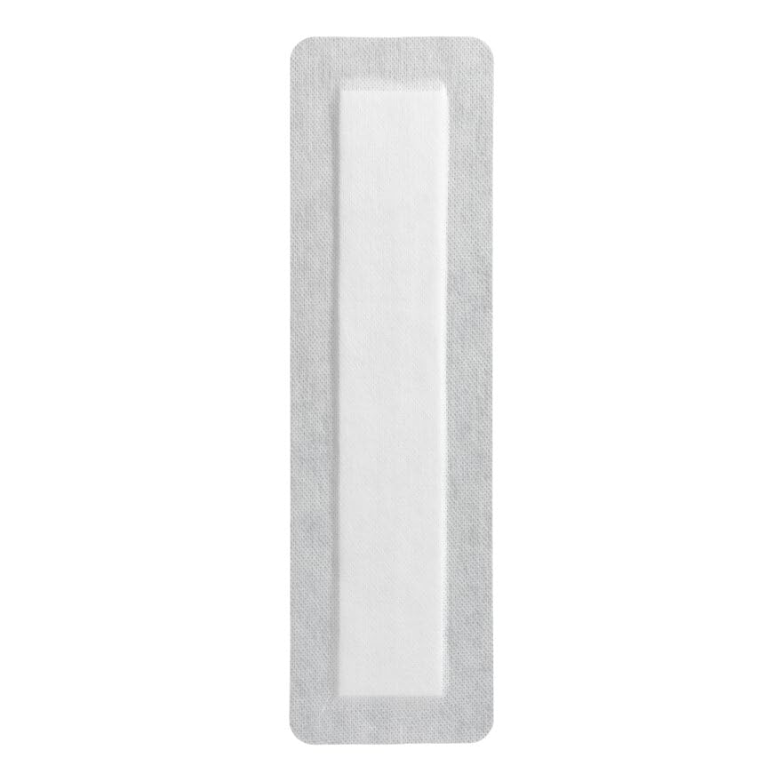 Medline Stratasorb Composite Composite Adhesive Island Wound Dressings, 4" x 14" (Pack of 10)