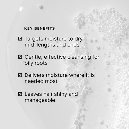 PHILIP KINGSLEY | Moisture Balancing Combination Shampoo | Hydrating for Dry and/or Oily Hair | Anti-Frizz, Antioxidant Shampoo that Hydrates and Adds Shine | 33.8oz