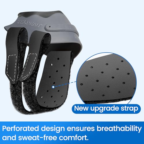 Velpeau CMC Thumb Brace for Osteoarthritis - with Shape-memory Restriction Splint, CMC Joint Stabilizer, Basal Thumb Arthritis Pain Relief and Support for Women and Men (Black, Right Hand, Medium)
