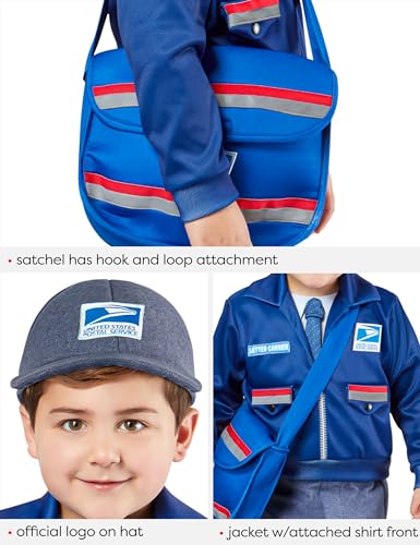 Rubies United States Postal Service: USPS Letter Carrier Costume for Toddlers, Unisex 4T