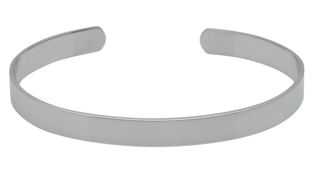 QRAY Lite Steel Golf Athletic Bracelet Men Women C-Shaped Health Wellness Bracelet (Large: 7.75"~8.5")