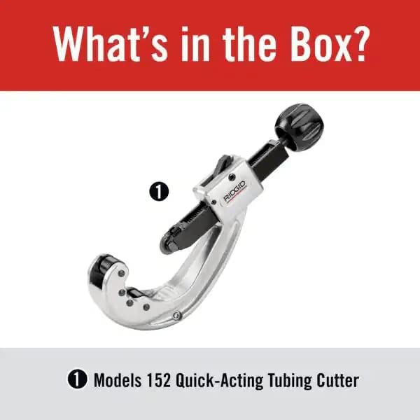 Ridgid 31642 model 152 Quick-Acting Tubing Cutter, 1/4" to 2-5/8" Tube Cutter