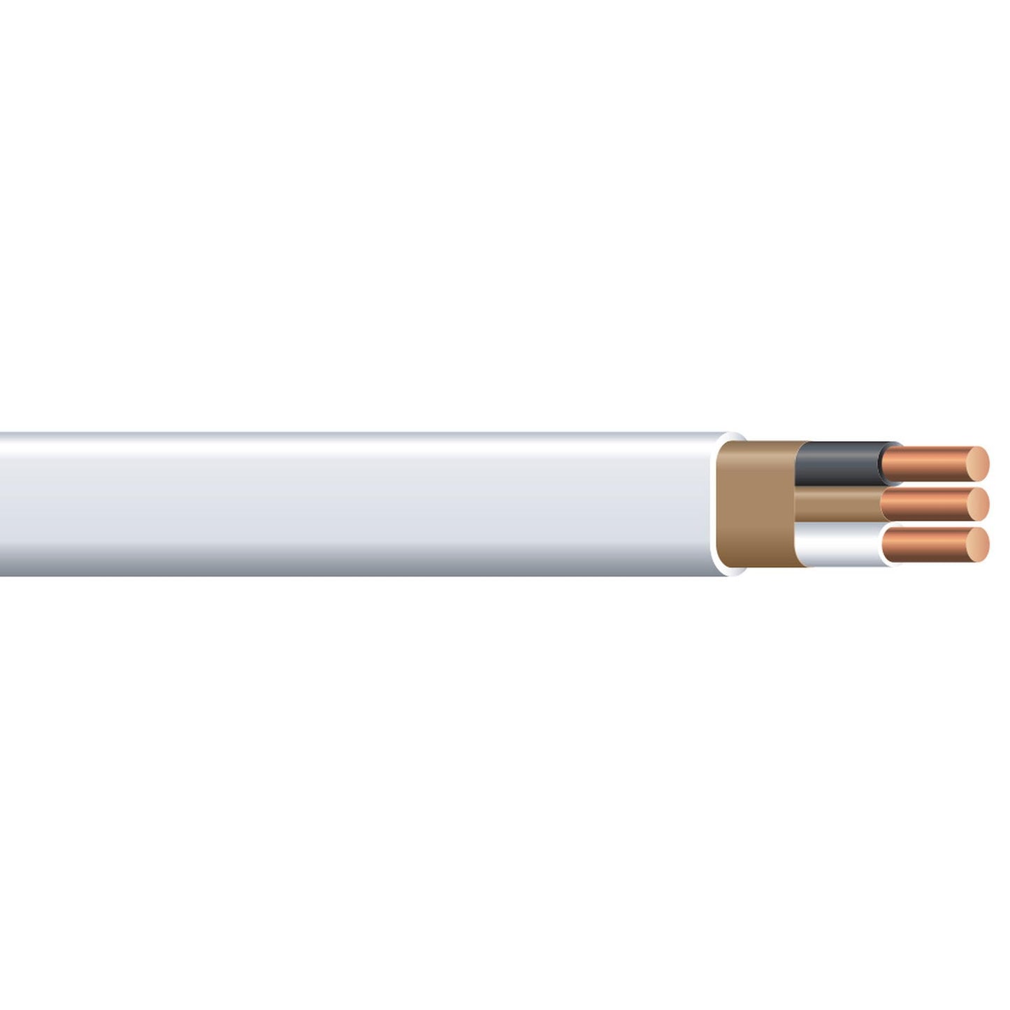Southwire Romex Brand Simpull Solid Indoor 14/2 W/G NMB Cable 100ft Coil - SW# 28827423
