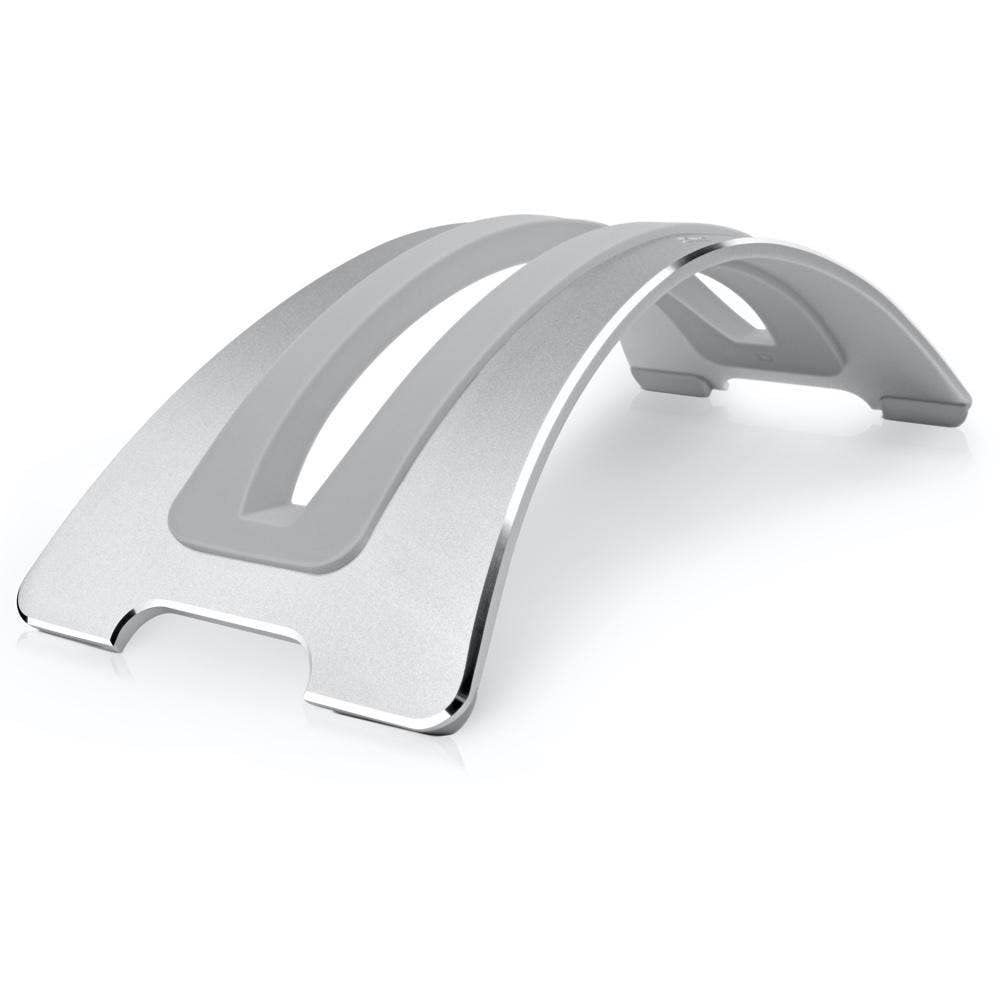 Twelve South BookArc for MacBook | Space-Saving Vertical Desktop Stand for Apple notebooks (Silver)*Not Compatible with M1, See Insert Option to Update/Upgrade*